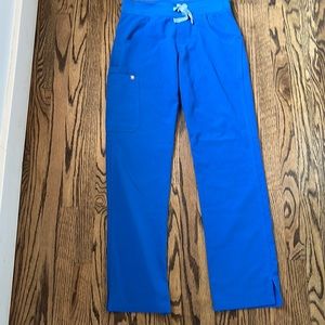 Figs womens scrub pant royal blue sz XS